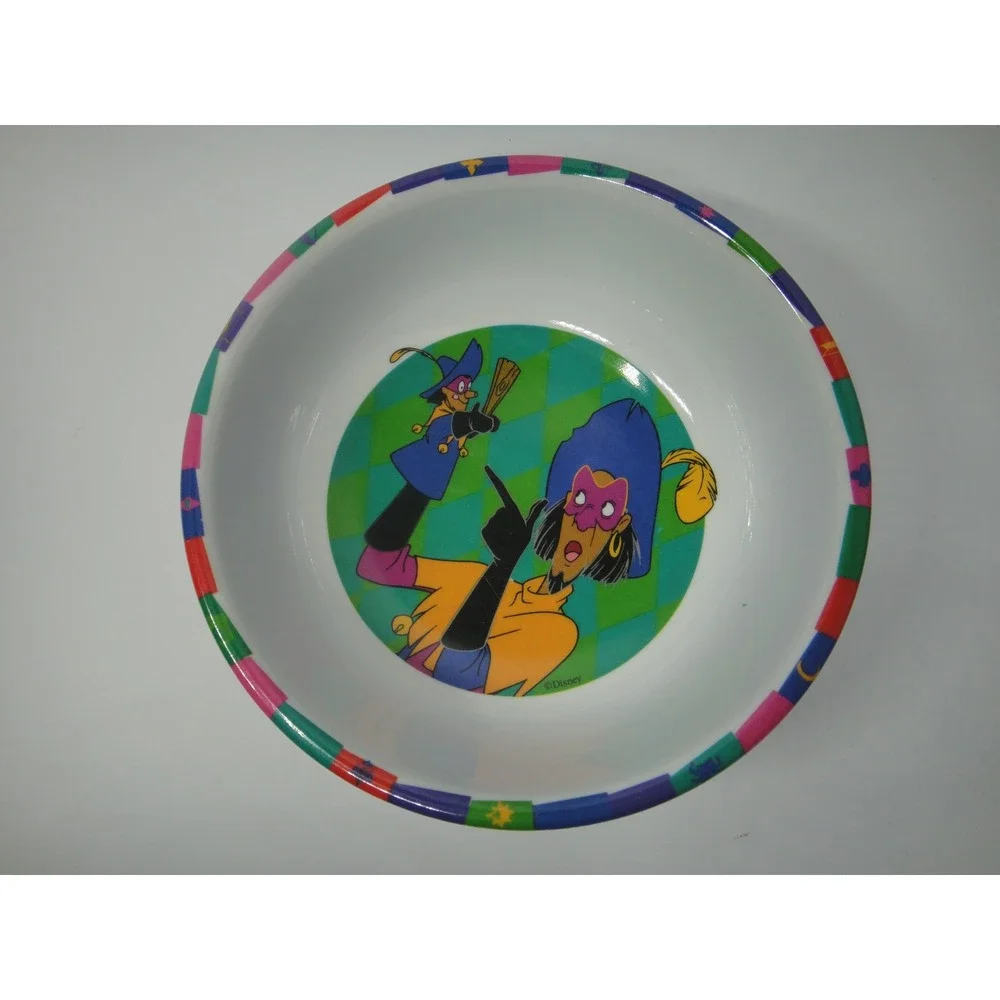 Zak Designs Disney Hunchback of Notre Dame Clopin Melamine Bowl 5.5 Inch Vintage